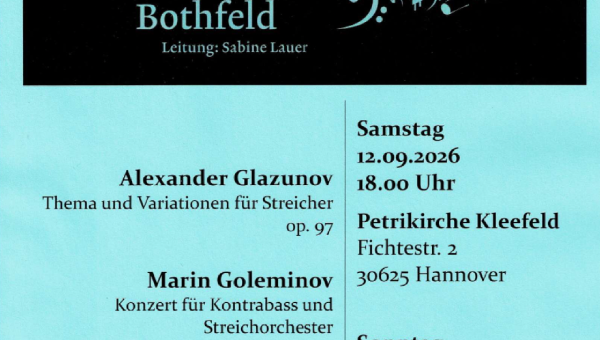 Konzert Kammerorchester Bothfeld 12.09.2026